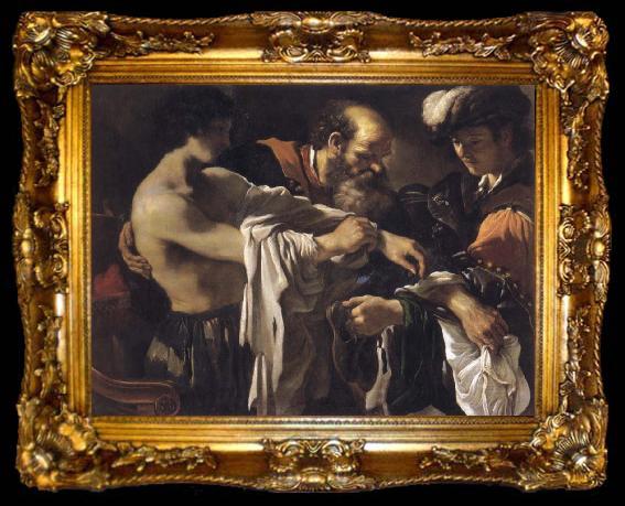 framed  GUERCINO The return of the prodigal son, ta009-2