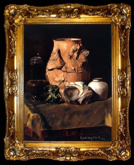 framed  Hirst, Claude Raguet Clay Pot, ta009-2