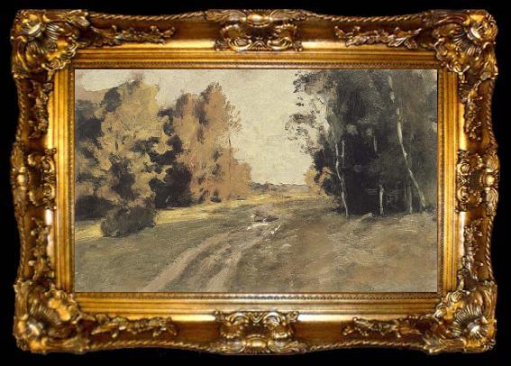 framed  Levitan, Isaak Evening forest ways, ta009-2