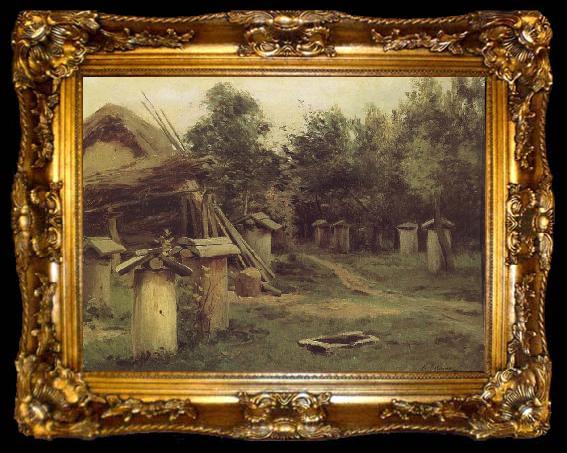 framed  Levitan, Isaak Bees state, ta009-2