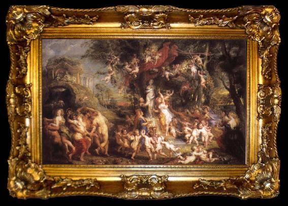 framed  Peter Paul Rubens Feast of Venus, ta009-2