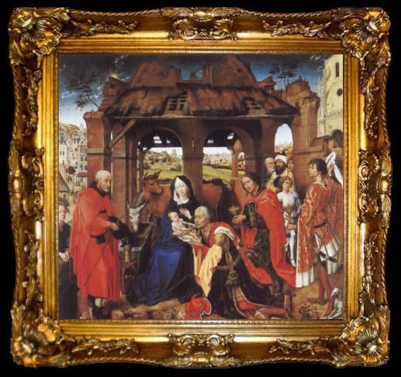 framed  Rogier van der Weyden St.Columba Altarpiece, ta009-2