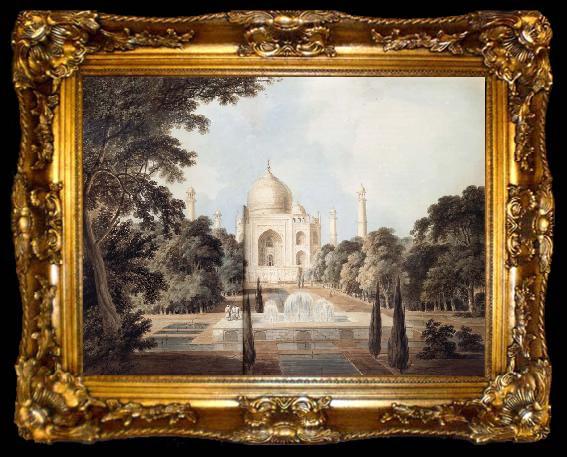 framed  Thomas Daniell South View of the Taj Mahal at Agra, ta009-2