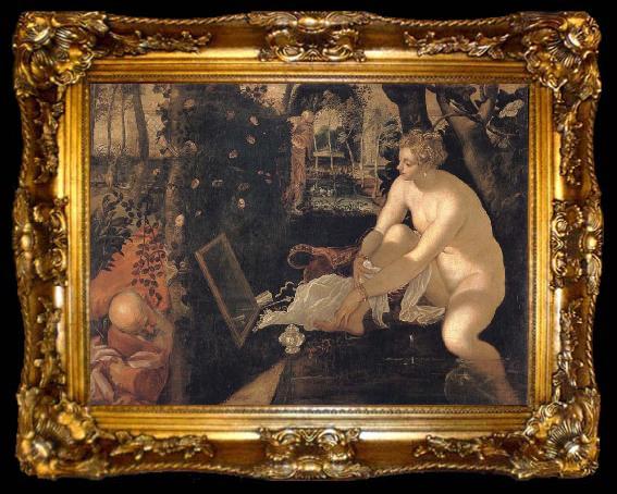 framed  Tintoretto Susanna and the elders, ta009-2