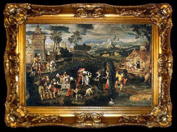 framed  unknow artist Allegory of the lost son, ta009-2