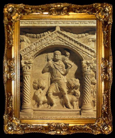 framed  unknow artist Jesus and the lost sheep, ta009-2