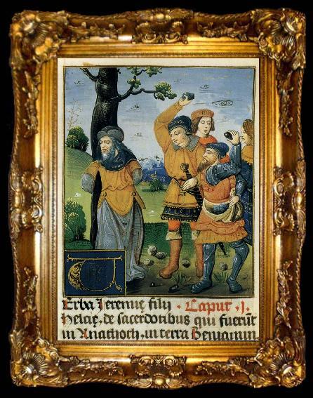 framed  unknow artist The stoning of the Jeremia, ta009-2