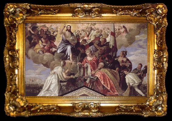 framed  unknow artist Allegory of the Battle of Lepanto, ta009-2