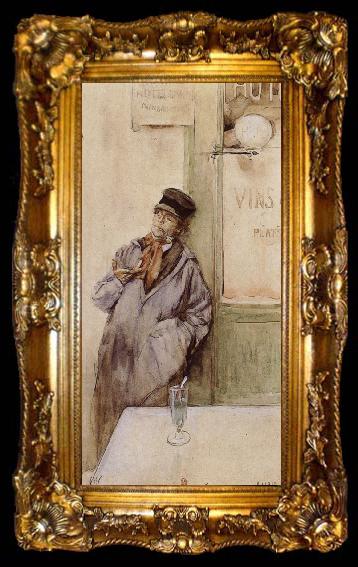 framed  unknow artist One Eyes on the absinthe glass, ta009-2