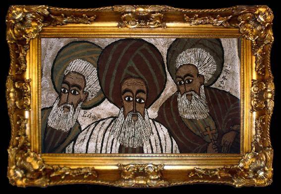 framed  unknow artist The three patriarchs: Abraham, Isaak and Jakob, ta009-2