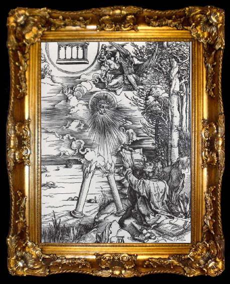framed  Albrecht Durer St.John Devouring the book, ta009-2