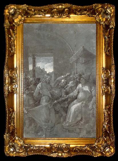 framed  Albrecht Durer Christ Before Caiaphas, ta009-2