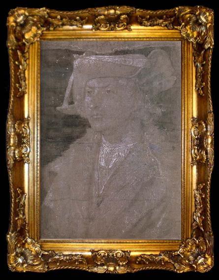 framed  Albrecht Durer Portrait of Rodrigo Fernandez d-Almada, ta009-2