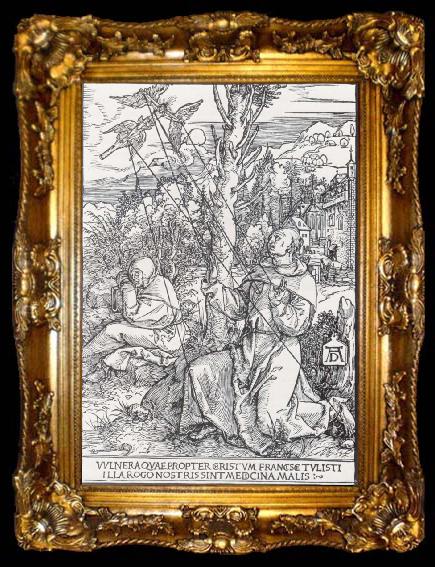 framed  Albrecht Durer St.Francis Receiving the Stigmata, ta009-2