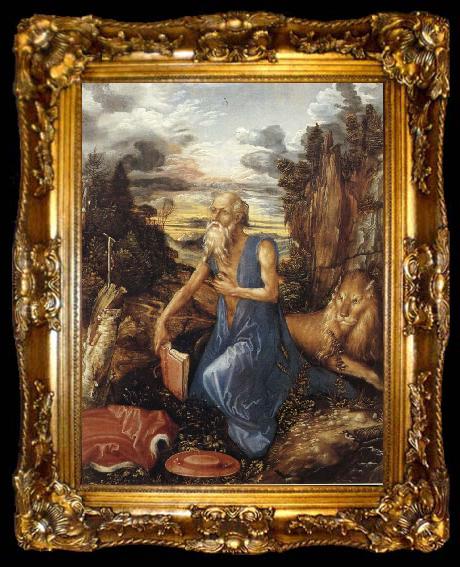 framed  Albrecht Durer The Penance of St.Jerome, ta009-2