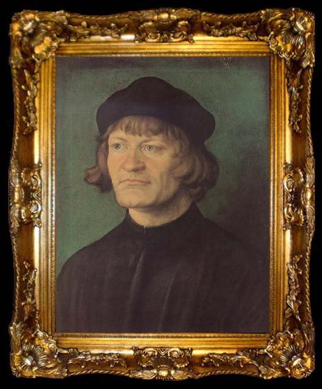 framed  Albrecht Durer Portrait of a Clergyman, ta009-2