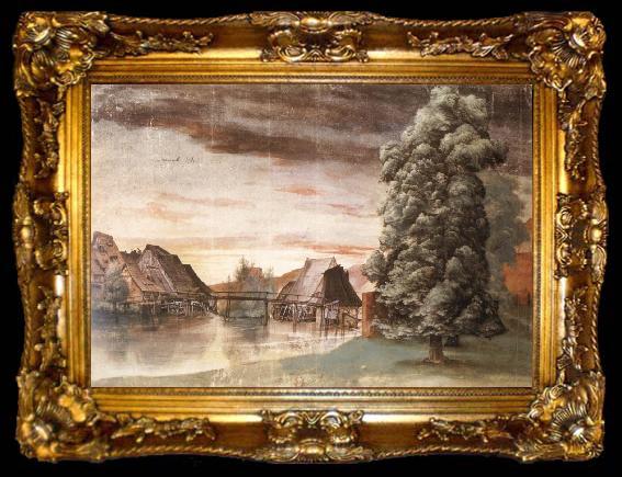 framed  Albrecht Durer The Willow mills on the pegnitz, ta009-2
