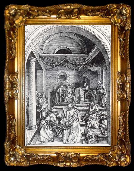 framed  Albrecht Durer Christ and the Doctors, ta009-2