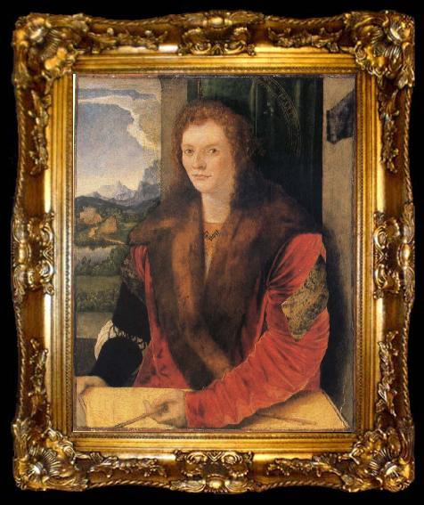 framed  Albrecht Durer Young Man as St.Sebastian, ta009-2