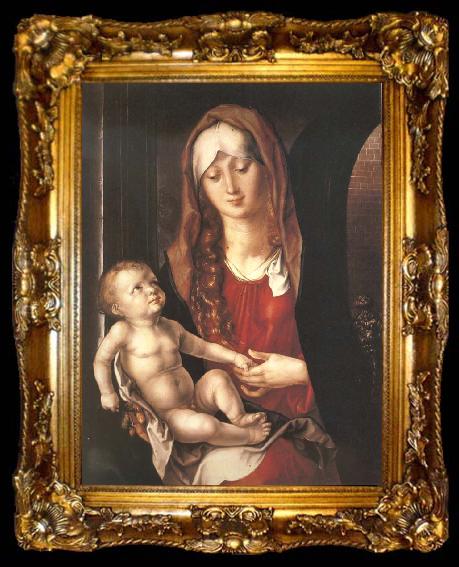 framed  Albrecht Durer The Virgin before an archway, ta009-2