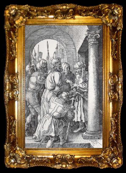 framed  Albrecht Durer Chris before pilate, ta009-2
