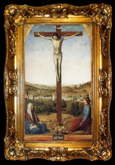 framed  Antonello da Messina Christ Crucified, ta009-2