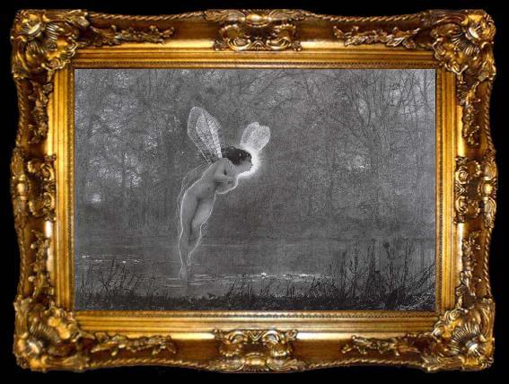 framed  Atkinson Grimshaw Iris, ta009-2