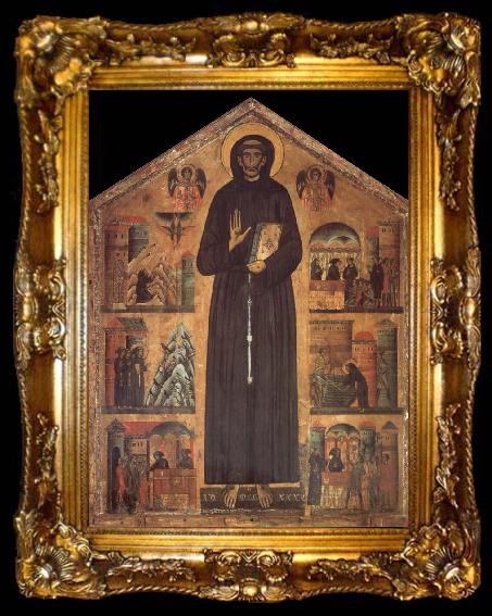 framed  BERLINGHIERI, Bonaventura St. Franciscus, ta009-2
