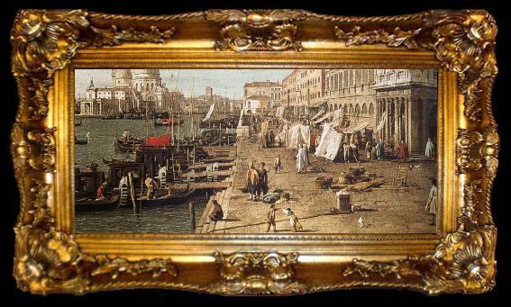 framed  Canaletto The Molo seen against the zecca, ta009-2