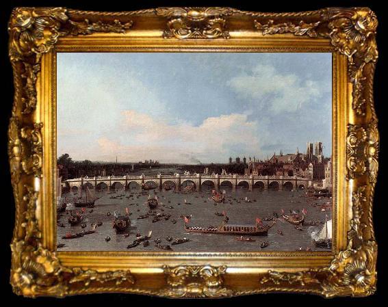 framed  Canaletto Westminster Bridge from the North on Lord Mayor-s Day, ta009-2