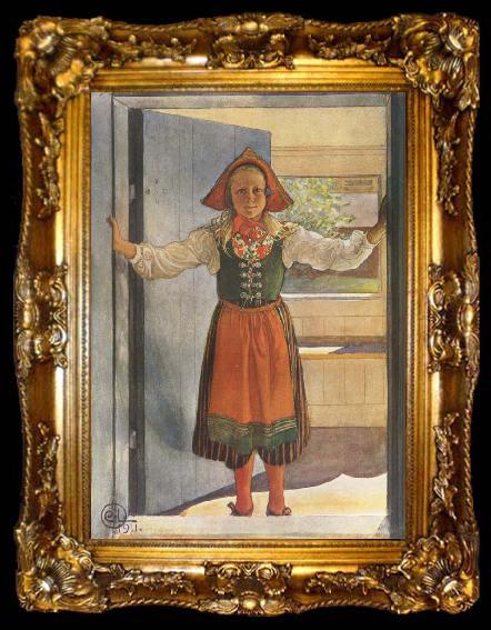 framed  Carl Larsson Rosalind, ta009-2