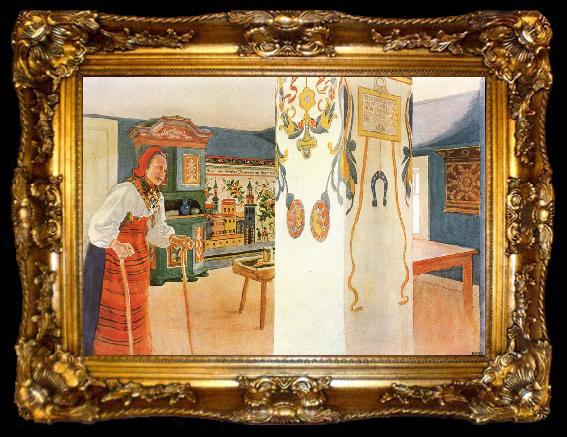 framed  Carl Larsson Mother Kersti, ta009-2