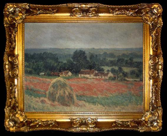 framed  Claude Monet Haystavck at Giverny, ta009-2