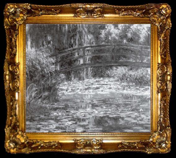 framed  Claude Monet Der Seerosenteich bei Giverny, ta009-2