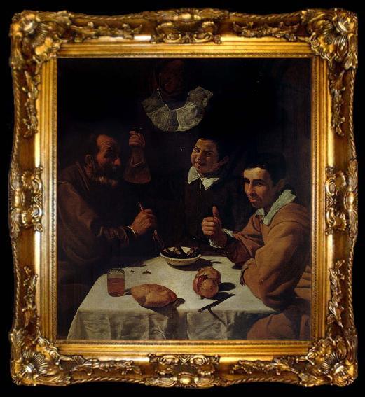 framed  Diego Velazquez Luncheon, ta009-2