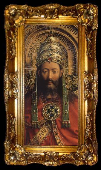 framed  EYCK, Jan van The throning Christ, ta009-2