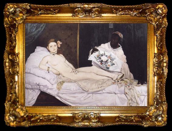 framed  Edouard Manet Olympia, ta009-2