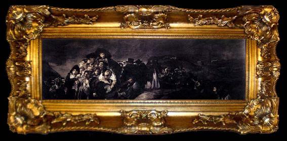 framed  Francisco de goya y Lucientes A Pilgrimage to San Isidro, ta009-2
