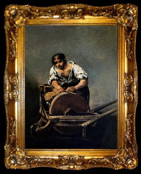 framed  Francisco de goya y Lucientes Knife Grinder, ta009-2