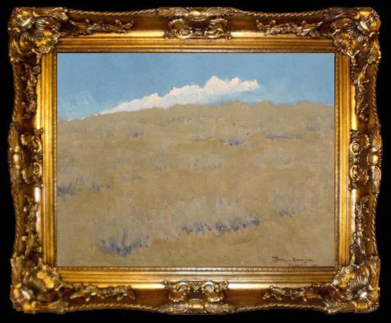 framed  Frederic Remington Shoshonie, ta009-2