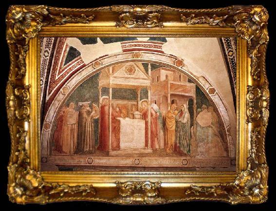 framed  GIOTTO di Bondone Scenes from the Life of St John the Baptist, ta009-2
