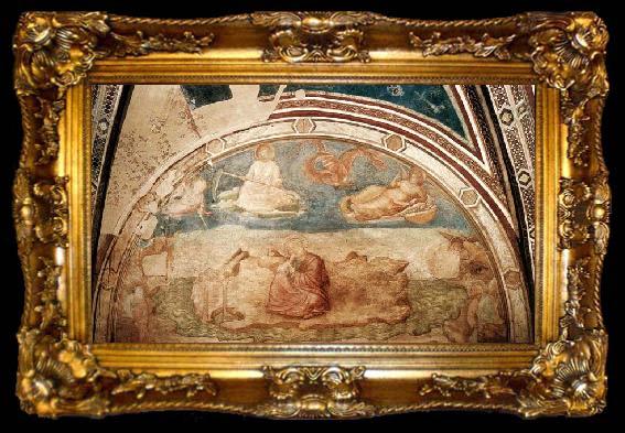 framed  GIOTTO di Bondone St John on Patmos, ta009-2