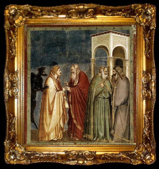 framed  GIOTTO di Bondone Judas-Betrayal, ta009-2