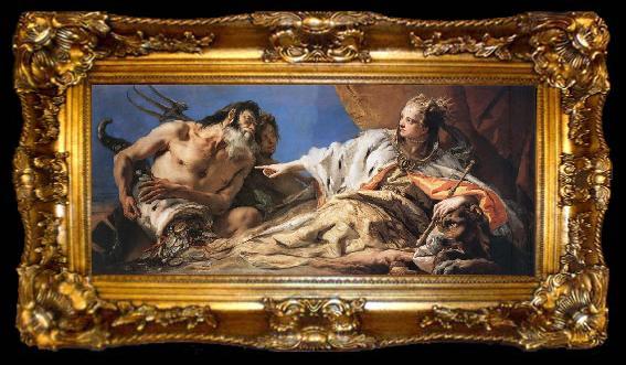 framed  Giovanni Battista Tiepolo Neptune Bestowing Gifts upon Venice, ta009-2