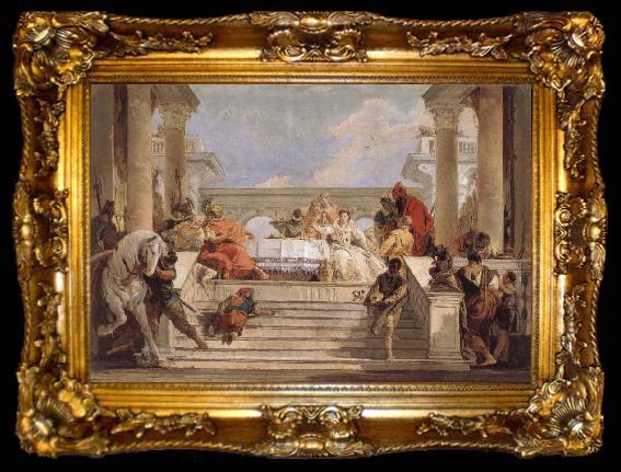 framed  Giovanni Battista Tiepolo THe Banquet of Cleopatra, ta009-2