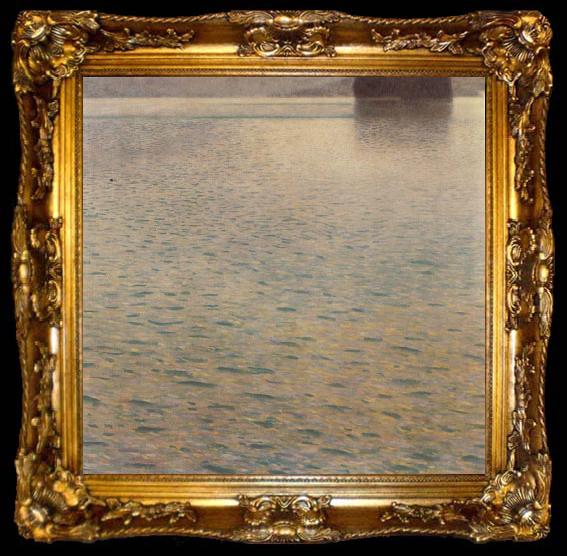 framed  Gustav Klimt Island in the Attersee, ta009-2