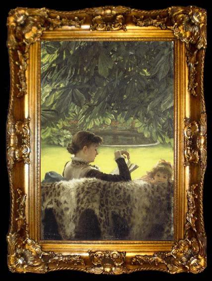 framed  James Tissot Stillness, ta009-2