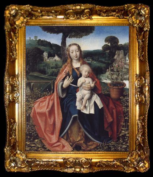 framed  Jan provoost THe Virgin and Child in a Landscape, ta009-2