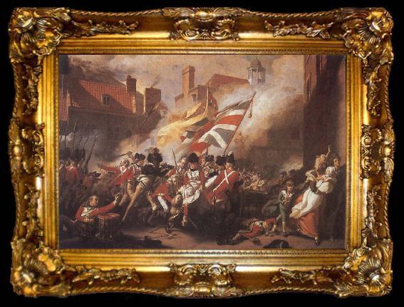 framed  John Singleton Copley The Death of Major Peirson,6 January 1781, ta009-2