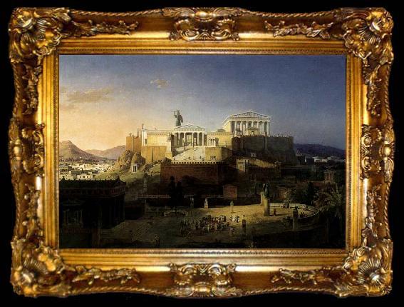 framed  Leo von Klenze The Acropolis at Athens, ta009-2